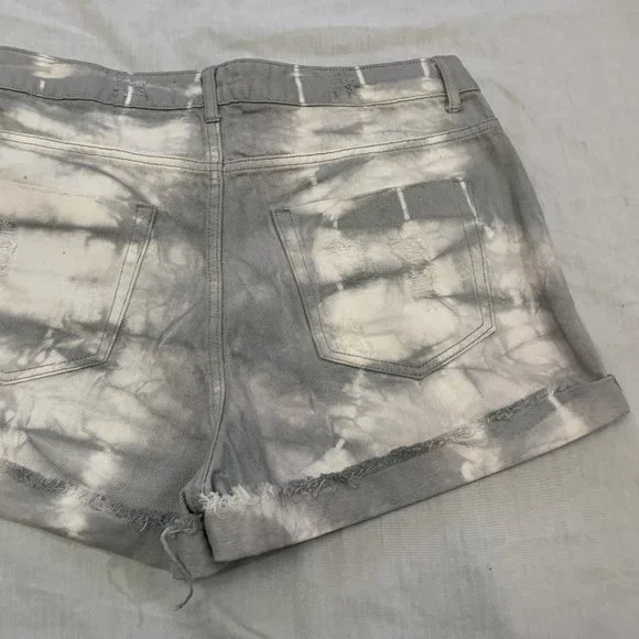 🌼 FOREVER 21 LOS ANGELES WOMENS DISTRESSED JEANS SHORTS SIZE 31 🌼 - Picture 7 of 7